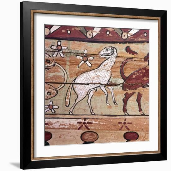 Ram, Zodiac Sign on inside of Egyptian Mummy-Case, 2nd century-Unknown-Framed Giclee Print