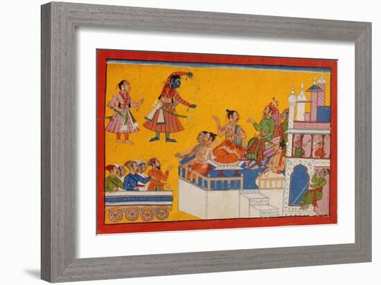 Rama Bends His Bow, C.1700-null-Framed Giclee Print