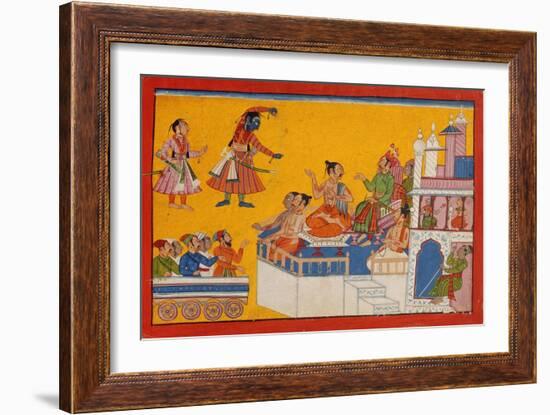 Rama Bends His Bow, C.1700-null-Framed Giclee Print