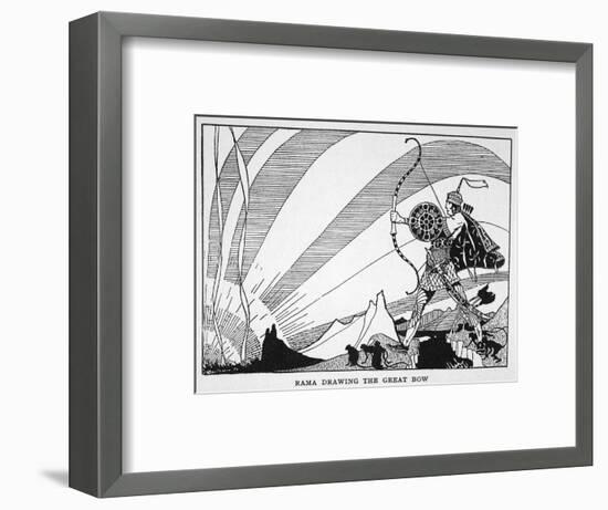 'Rama Drawing the Great Bow', 1925-Unknown-Framed Giclee Print