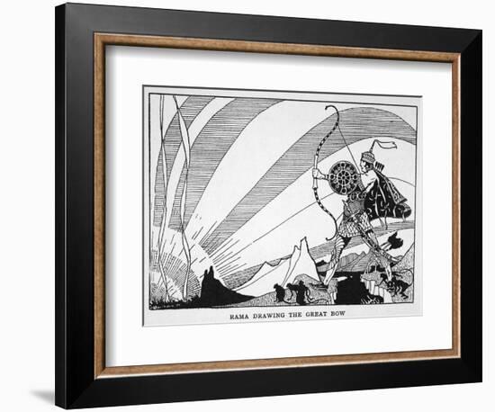 'Rama Drawing the Great Bow', 1925-Unknown-Framed Giclee Print