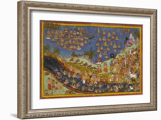 Rama Enters Heaven-null-Framed Giclee Print