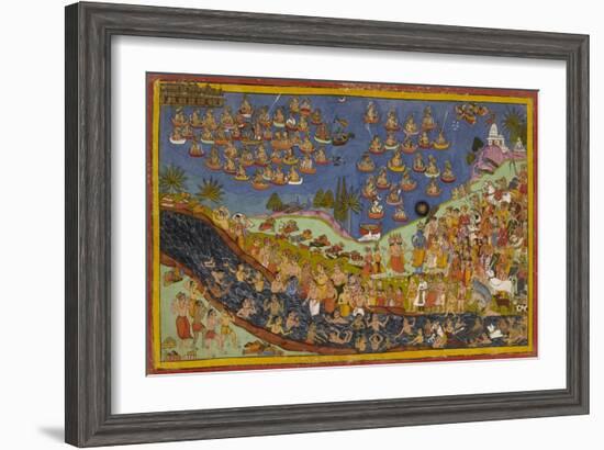 Rama Enters Heaven-null-Framed Giclee Print