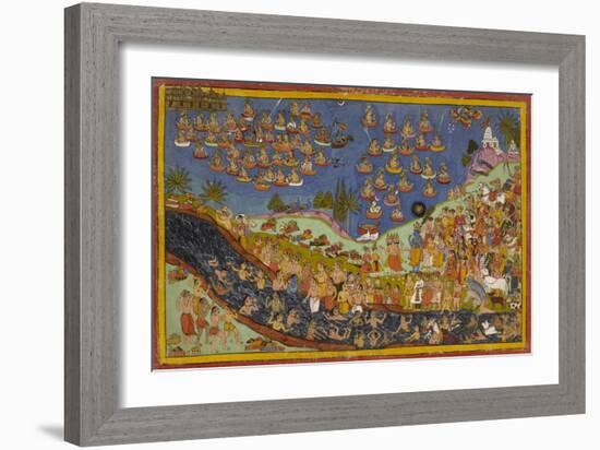 Rama Enters Heaven-null-Framed Giclee Print