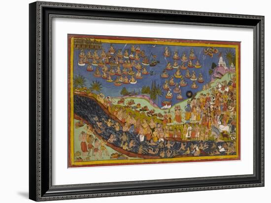 Rama Enters Heaven-null-Framed Giclee Print
