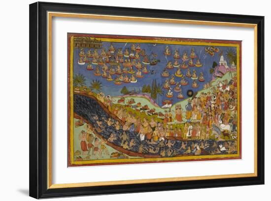 Rama Enters Heaven-null-Framed Giclee Print