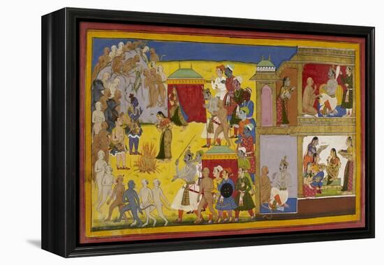 Rama Repudiates Sita-null-Framed Premier Image Canvas