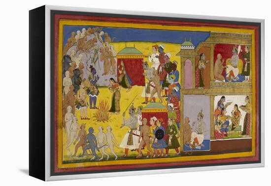 Rama Repudiates Sita-null-Framed Premier Image Canvas