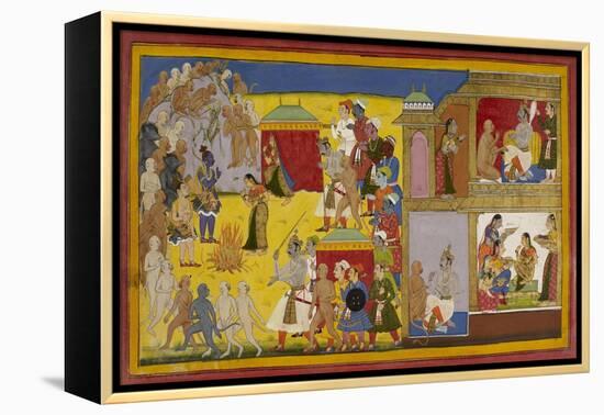 Rama Repudiates Sita-null-Framed Premier Image Canvas