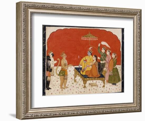 Rama's Court-null-Framed Art Print