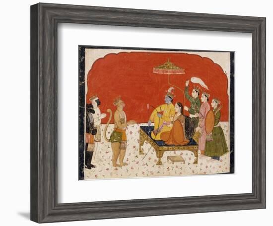 Rama's Court-null-Framed Art Print