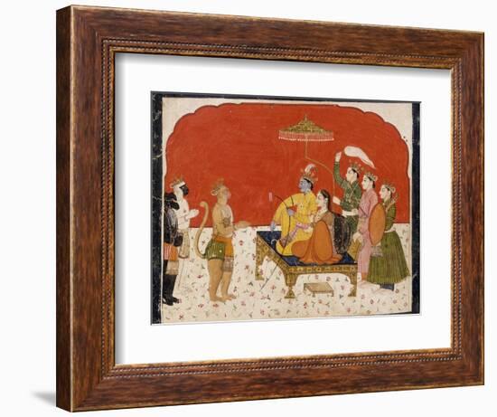 Rama's Court-null-Framed Art Print