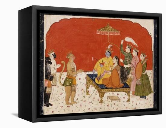 Rama's Court-null-Framed Stretched Canvas