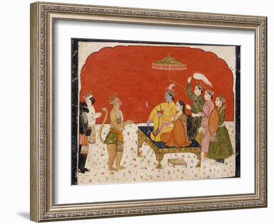 Rama's Court-null-Framed Art Print