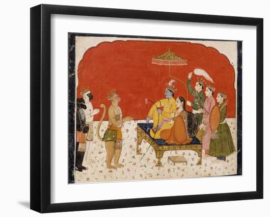 Rama's Court-null-Framed Art Print