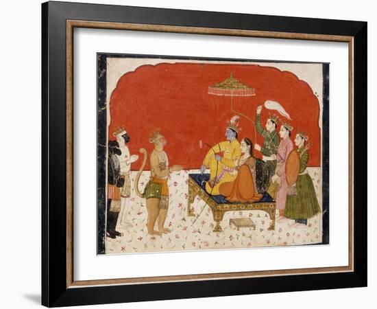 Rama's Court-null-Framed Art Print