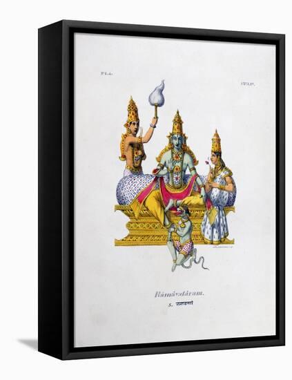 Ramavataram, 1828-Marlet et Cie-Framed Premier Image Canvas