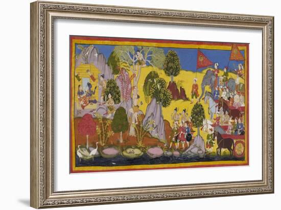 Ramayana Ayodhya Kanda-null-Framed Giclee Print