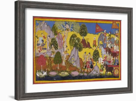 Ramayana Ayodhya Kanda-null-Framed Giclee Print