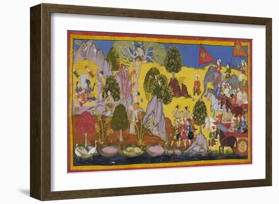 Ramayana Ayodhya Kanda-null-Framed Giclee Print