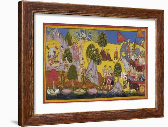 Ramayana Ayodhya Kanda-null-Framed Giclee Print