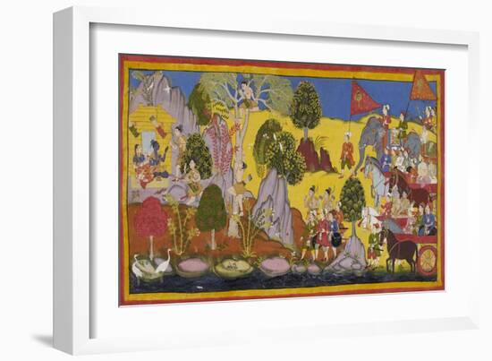 Ramayana Ayodhya Kanda-null-Framed Giclee Print