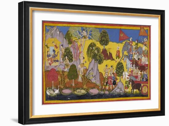 Ramayana Ayodhya Kanda-null-Framed Giclee Print