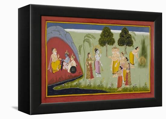 Ramayana, Bala Kanda-null-Framed Premier Image Canvas