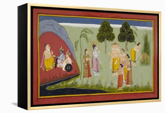 Ramayana, Bala Kanda-null-Framed Premier Image Canvas