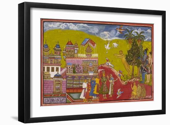 Ramayana, Kishkindha Kanda-null-Framed Giclee Print