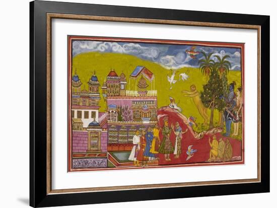 Ramayana, Kishkindha Kanda-null-Framed Giclee Print