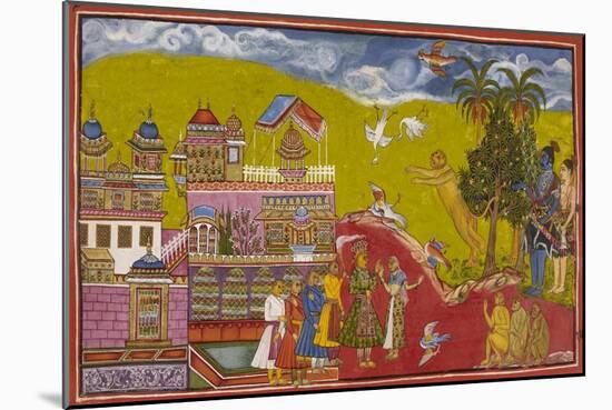 Ramayana, Kishkindha Kanda-null-Mounted Giclee Print