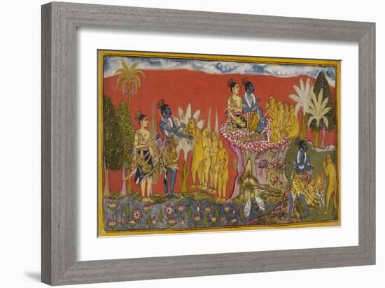 Ramayana, Kishkindha Kanda-null-Framed Giclee Print