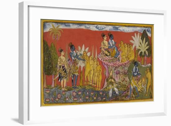 Ramayana, Kishkindha Kanda-null-Framed Giclee Print