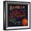 Rambler Brand - La Verne, California - Citrus Crate Label-Lantern Press-Framed Art Print