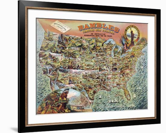 Rambles through our Country-null-Framed Giclee Print