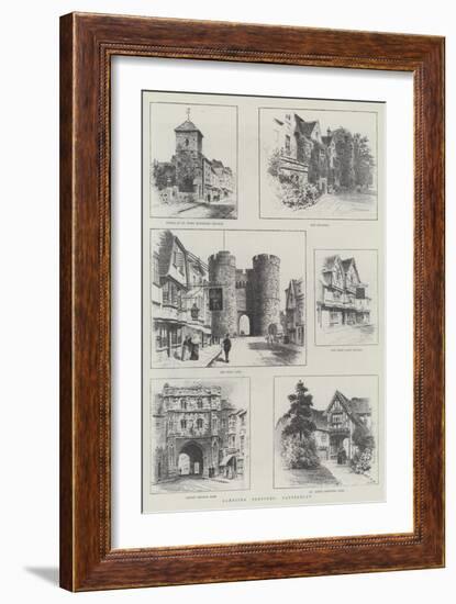 Rambling Sketches, Canterbury-Alfred Robert Quinton-Framed Giclee Print