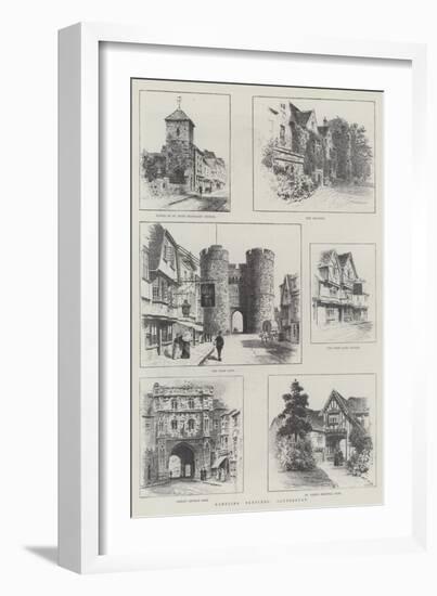 Rambling Sketches, Canterbury-Alfred Robert Quinton-Framed Giclee Print