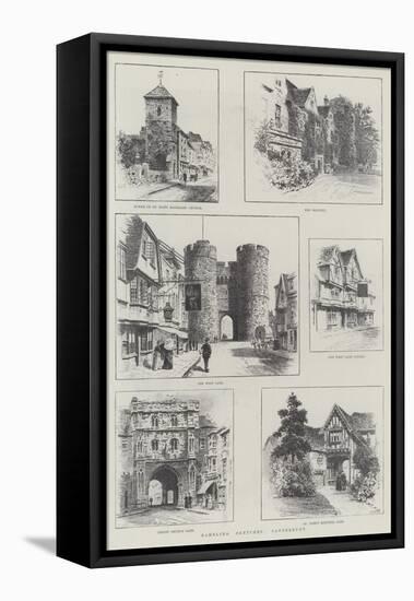 Rambling Sketches, Canterbury-Alfred Robert Quinton-Framed Premier Image Canvas