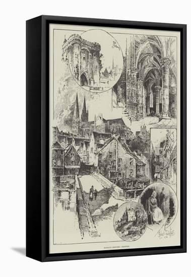 Rambling Sketches, Chartres-Herbert Railton-Framed Premier Image Canvas