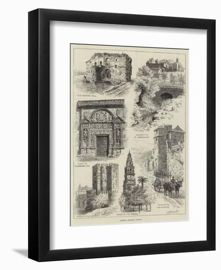 Rambling Sketches, Cordova-Alfred Robert Quinton-Framed Giclee Print