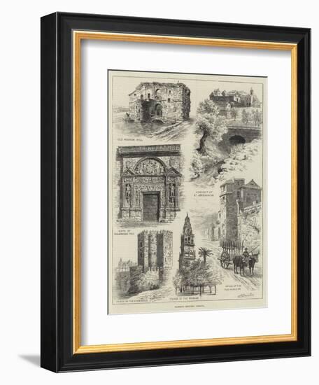 Rambling Sketches, Cordova-Alfred Robert Quinton-Framed Giclee Print