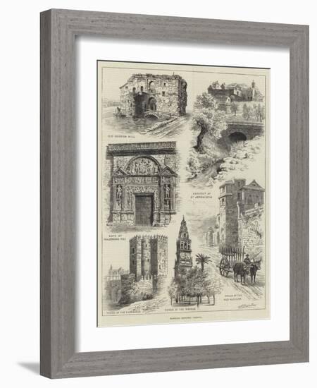 Rambling Sketches, Cordova-Alfred Robert Quinton-Framed Giclee Print