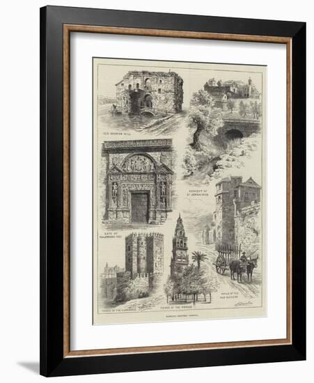 Rambling Sketches, Cordova-Alfred Robert Quinton-Framed Giclee Print