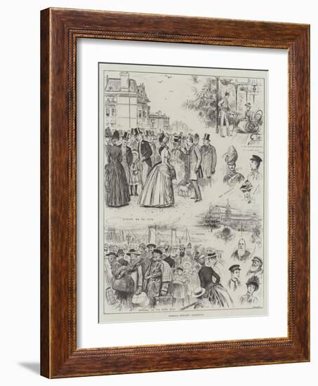 Rambling Sketches, Folkestone-Henry Stephen Ludlow-Framed Giclee Print