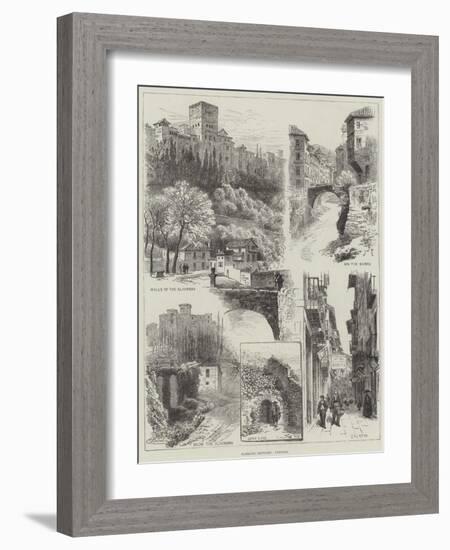 Rambling Sketches, Granada-Alfred Robert Quinton-Framed Giclee Print