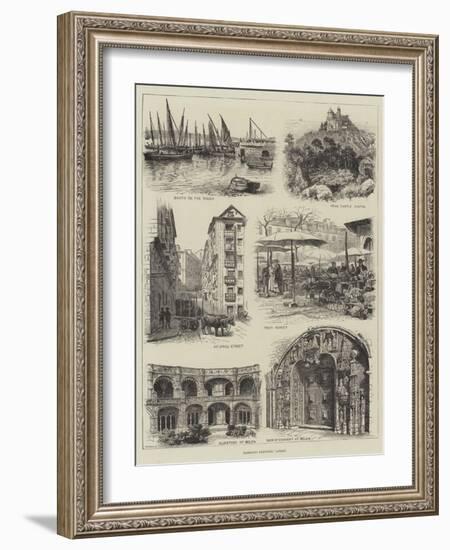 Rambling Sketches, Lisbon-null-Framed Giclee Print