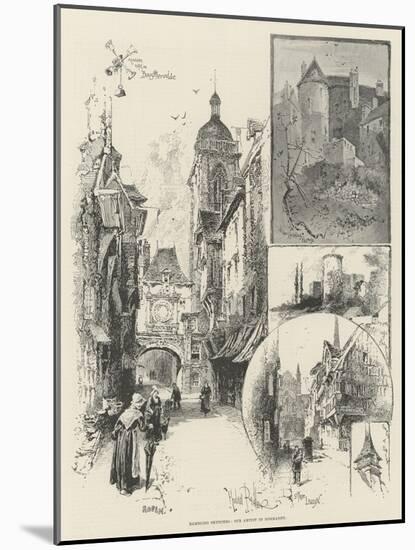 Rambling Sketches, Our Artist in Normandy-Herbert Railton-Mounted Giclee Print