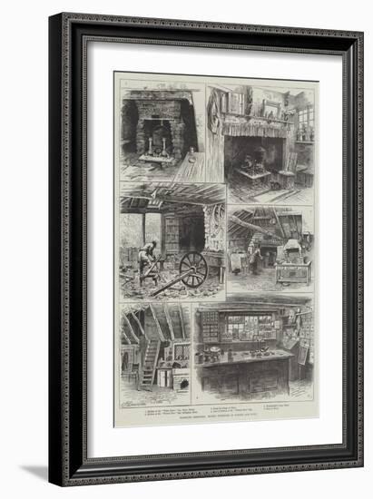 Rambling Sketches, Rustic Interiors in Surrey and Kent-Alfred Robert Quinton-Framed Giclee Print