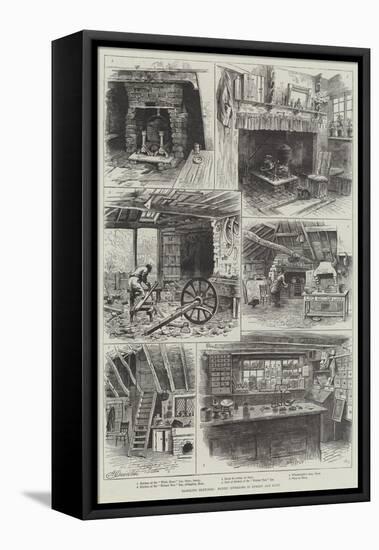 Rambling Sketches, Rustic Interiors in Surrey and Kent-Alfred Robert Quinton-Framed Premier Image Canvas
